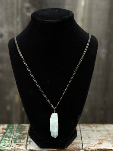 Natural Aquamarine Necklace